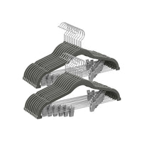 Velvet Pants Hangers With Adjustable Clips Set – product view 2 | Amaraloft