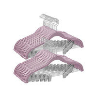 Velvet Pants Hangers With Adjustable Clips Set – product view 7 | Amaraloft