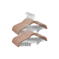 Velvet Pants Hangers With Adjustable Clips Set – product view 9 | Amaraloft