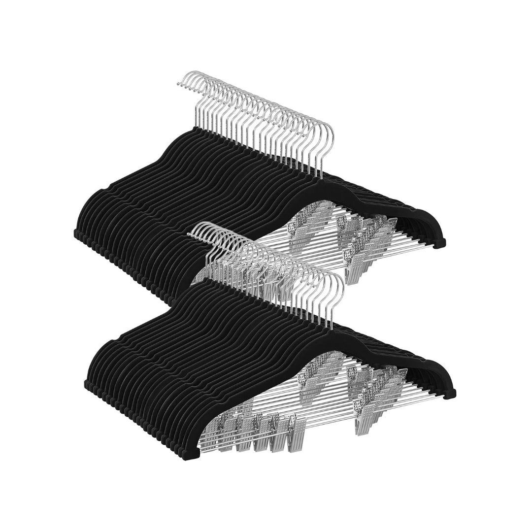 Velvet Pants Hangers With Adjustable Clips Set – product view 10 | Amaraloft