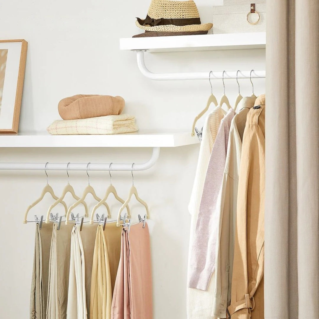 Velvet Pants Hangers With Adjustable Clips Set – product view 20 | Amaraloft