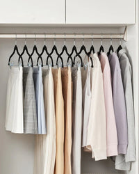 Velvet Pants Hangers With Adjustable Clips Set – product view 27 | Amaraloft