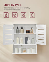 Wall-Mounted Bathroom Storage Cabinet - product photo 04