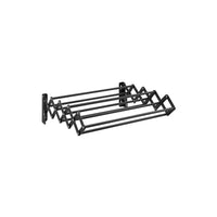 Wall Mounted Clothes Drying Rack Expandable 9 Rod Steel Airer – product view 3 | Amaraloft