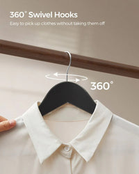 Wood Coat Hangers 20 Pack With Shoulder Notches – product view 9 | Amaraloft