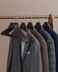 Wood Coat Hangers 20 Pack With Shoulder Notches – product view 18 | Amaraloft