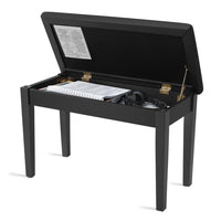 Wooden Duet Piano Bench - product photo 01