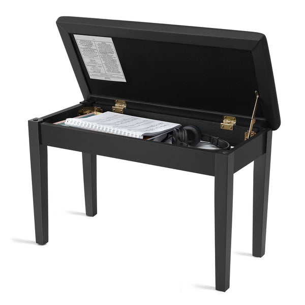 Wooden Duet Piano Bench - product photo 01